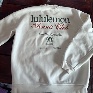 NWOT Rare Lululemon Tennis Crewneck